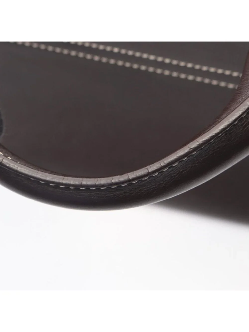 Celine Handbag Boogie Bag Dark Brown Leather
